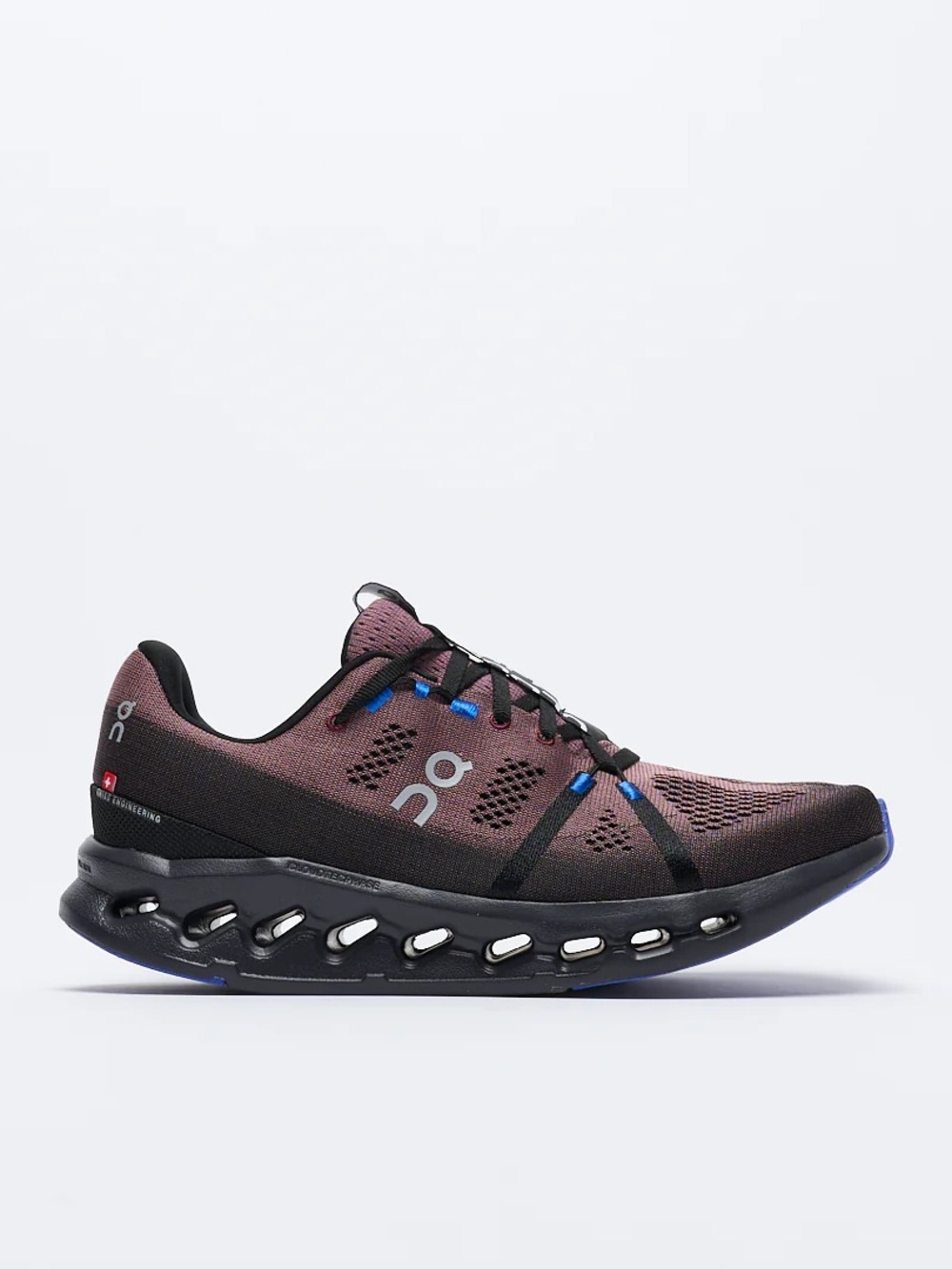 ON CLOUD Running Cloudsurfer Sneakers in Black and Cobalt